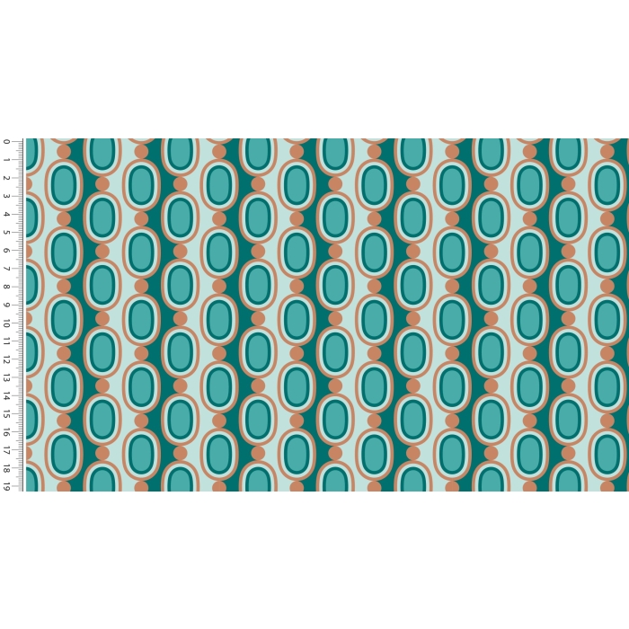 Viscose jersey stylez retro chain 5264