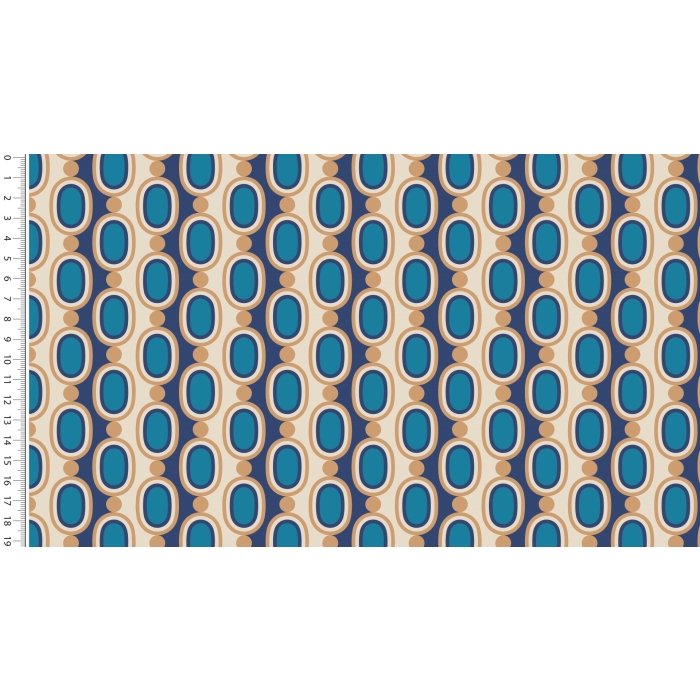 Viscose jersey stylez retro chain 5264