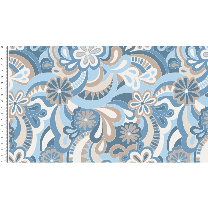 Viscose jersey stylez flowers 5265