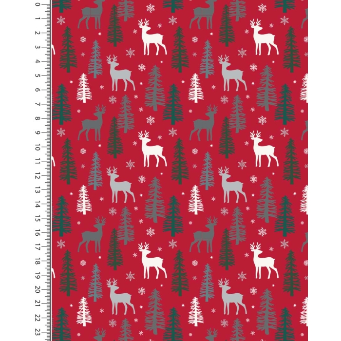 Poplin toff christmas deer 5386