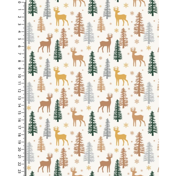 Poplin toff christmas deer 5386