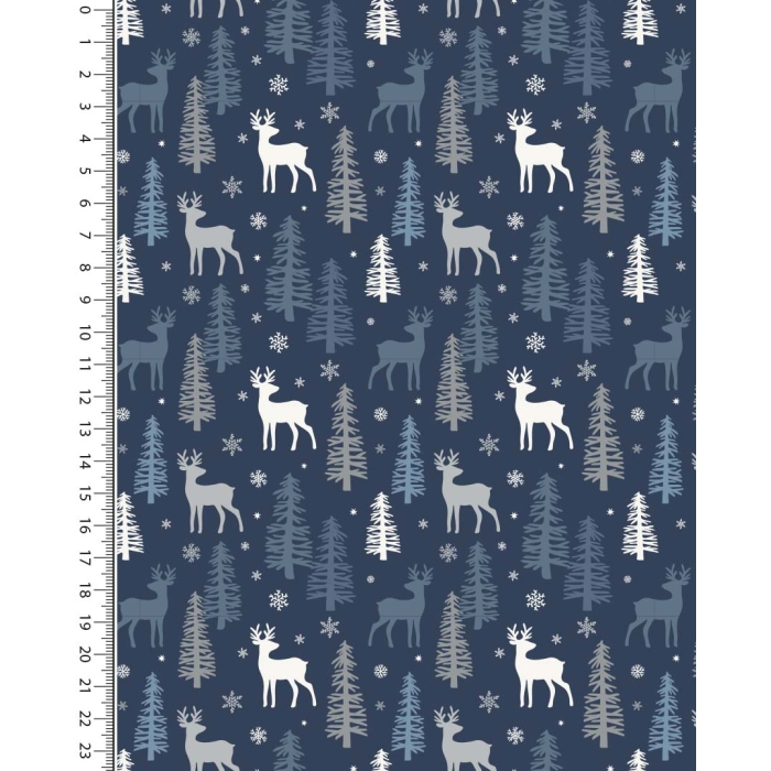 Poplin toff christmas deer 5386
