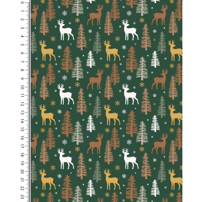 Poplin toff christmas deer 5386