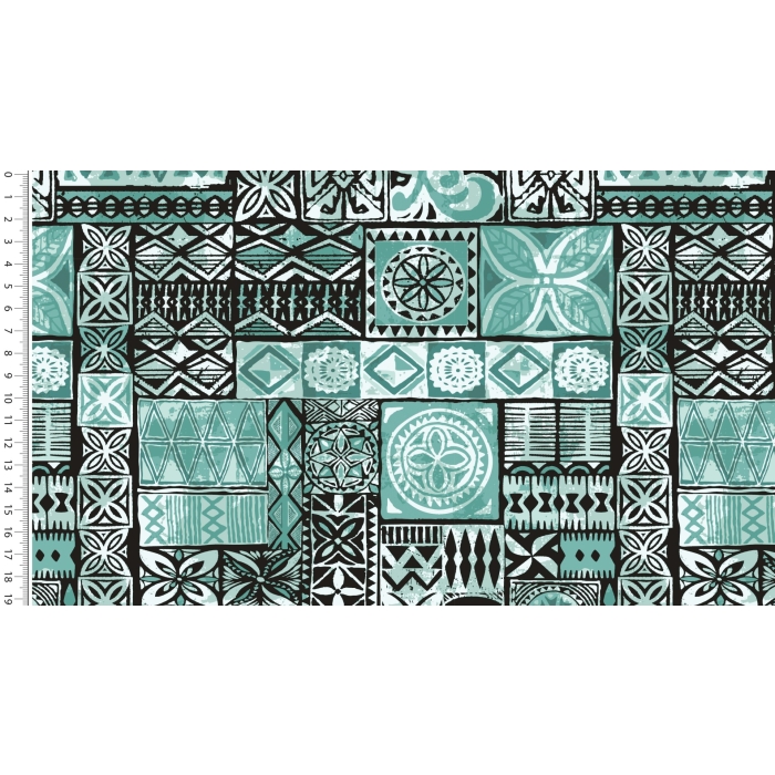 Viscose jersey digital stylez ethnic patchwork 5268