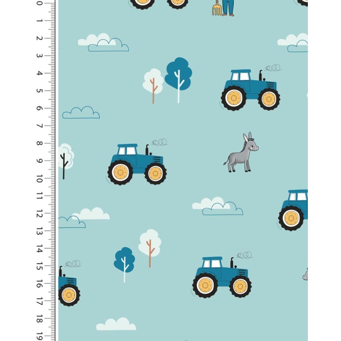 Poplin little ones farmer 5279