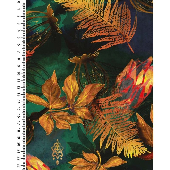 Alpen fleece digital stylez autumn leaves 5375