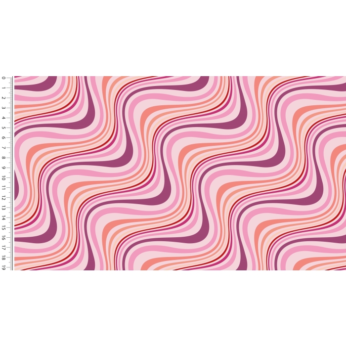 Viscose woven stylez waves 5272