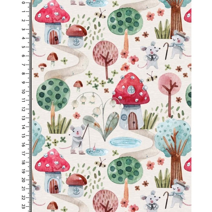 Alpen fleece digital toff mice 5383