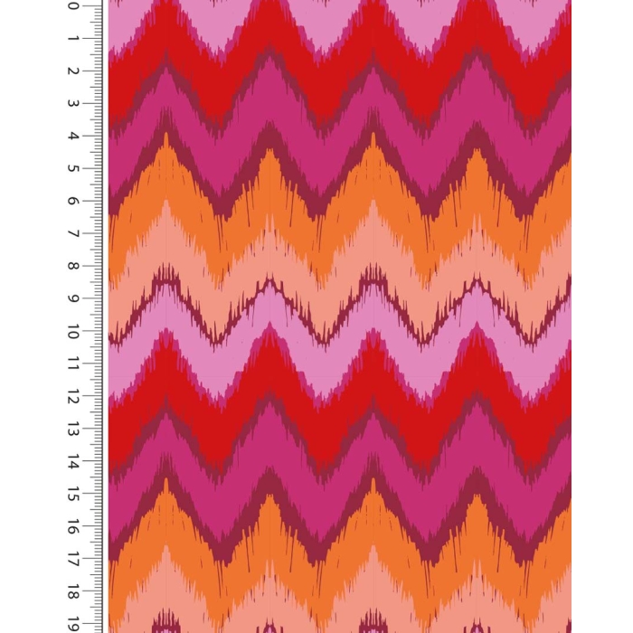 Silicone stretch poplin stylez zigzag 5218