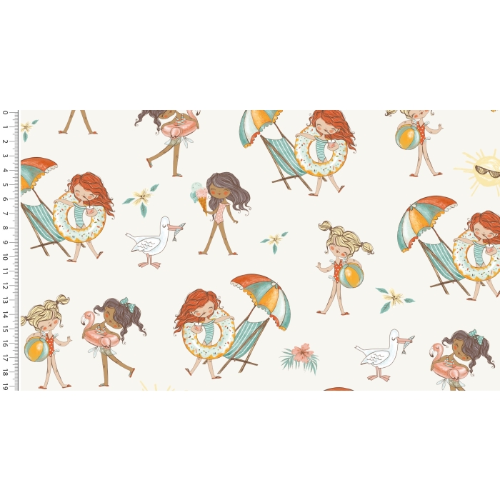 Jersey digital little ones beach girls 5240