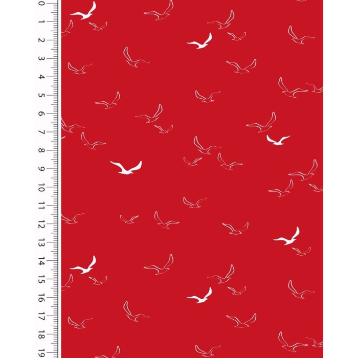 Poplin maritime seagulls 4640