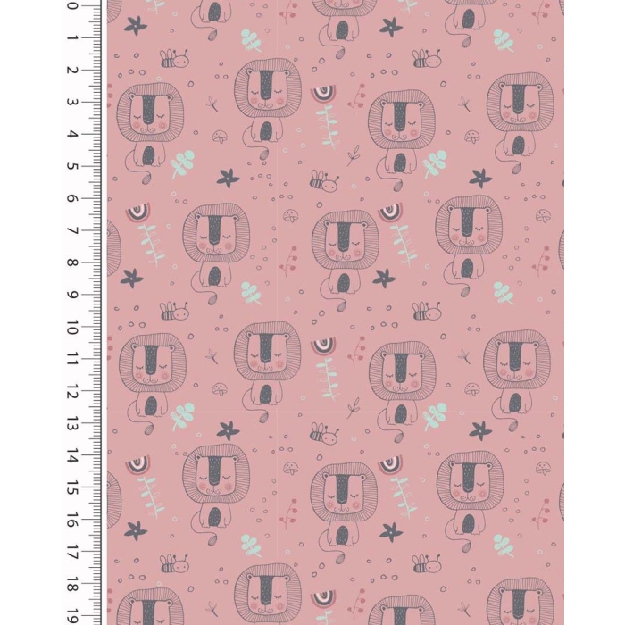 Toff poplin lion 4671