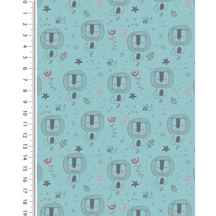 Toff poplin lion 4671