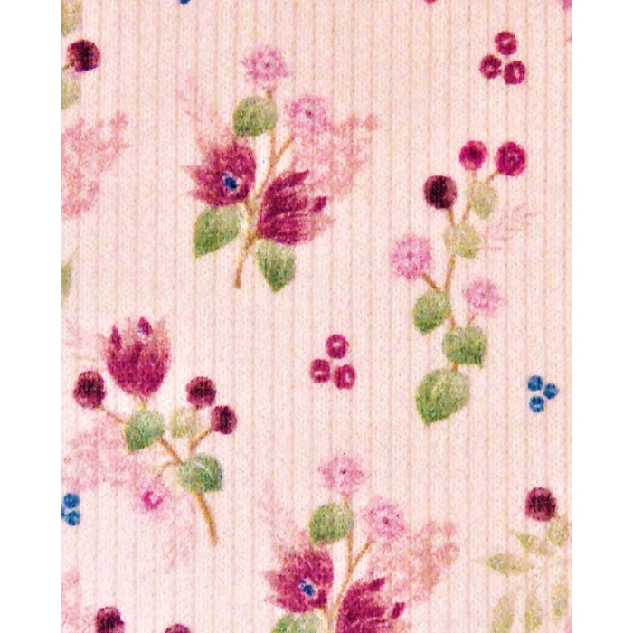 Jersey rib digital flower 5021