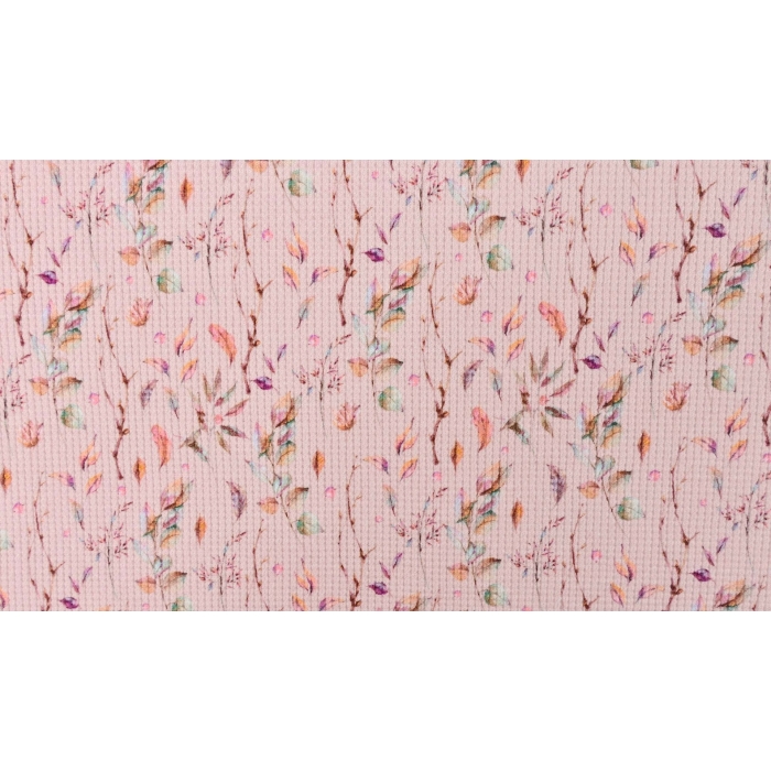 Waffle jersey digital toff leaves 5147