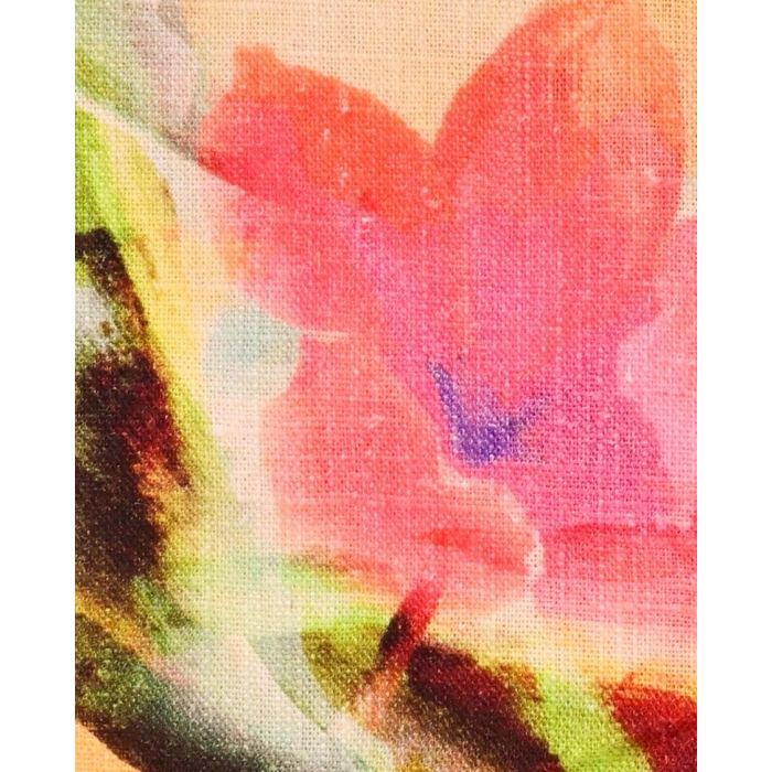 Linen digital flower 5202