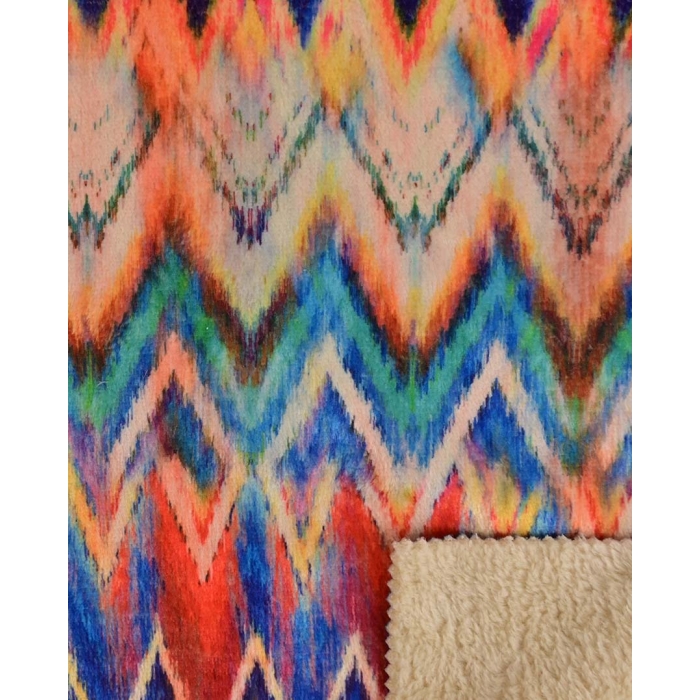 Double fur digital zig zag 5397