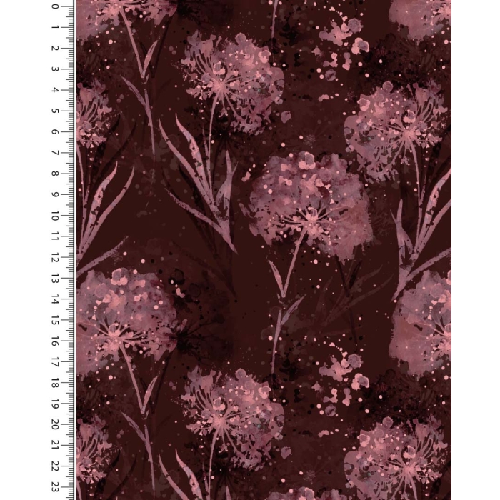 Viscose jersey digital stylez wild flowers 5351
