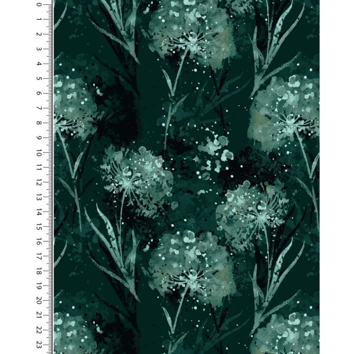Viscose jersey digital stylez wild flowers 5351