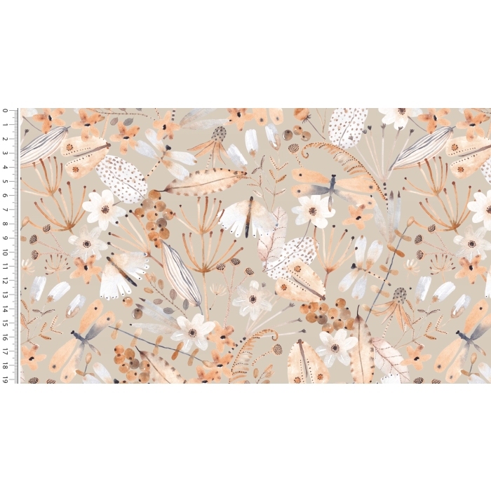 Viscose woven digital stylez wildflower 6001