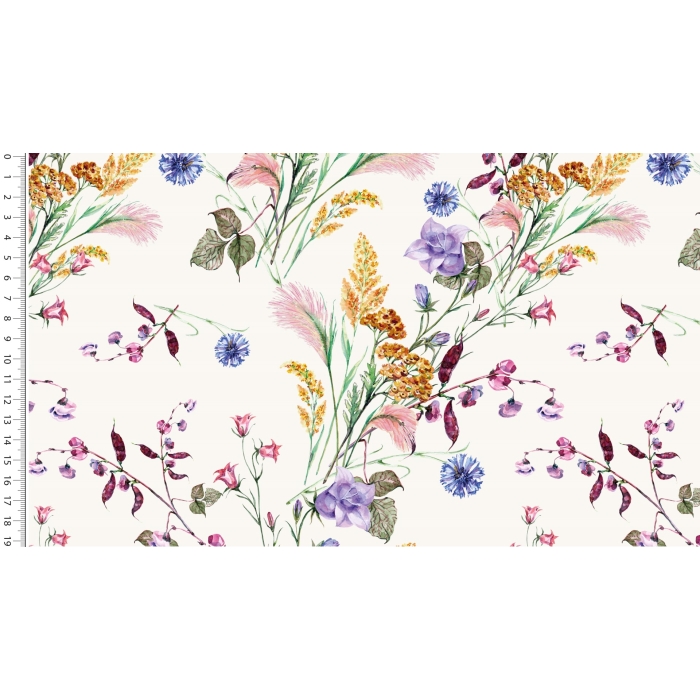 Viscose woven digital stylez wildflower 6005