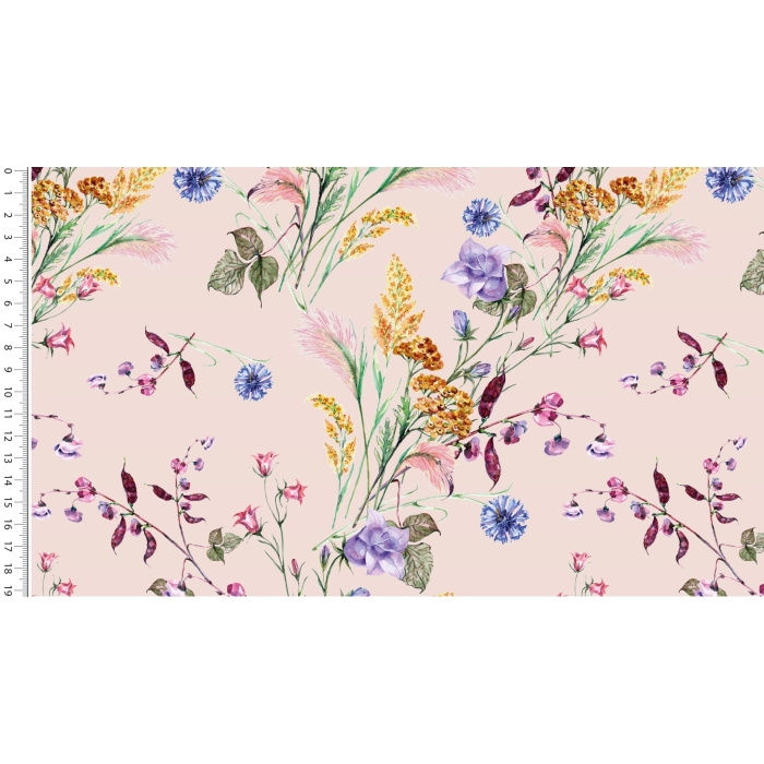Viscose woven digital stylez wildflower 6005