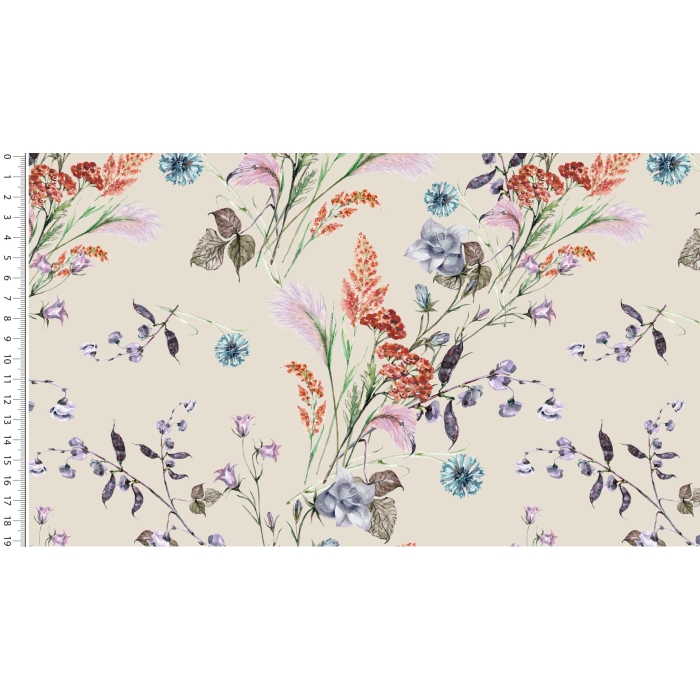 Viscose woven digital stylez wildflower 6005