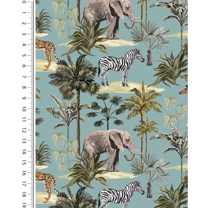 Poplin digital toff safari 6015