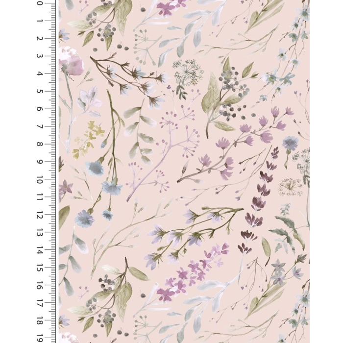 Poplin digital stylez field flower 6020