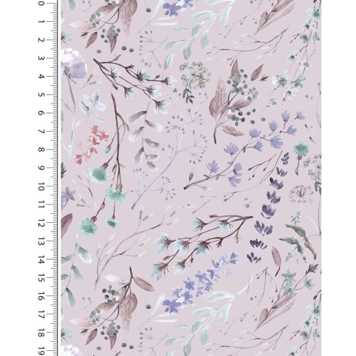 Poplin digital stylez field flower 6020