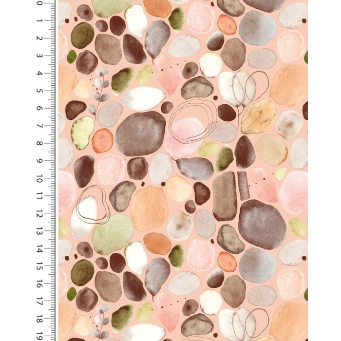 Poplin digital stylez stones 6021