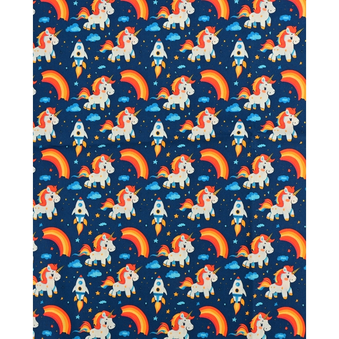 Poplin Unicorn in space 5822