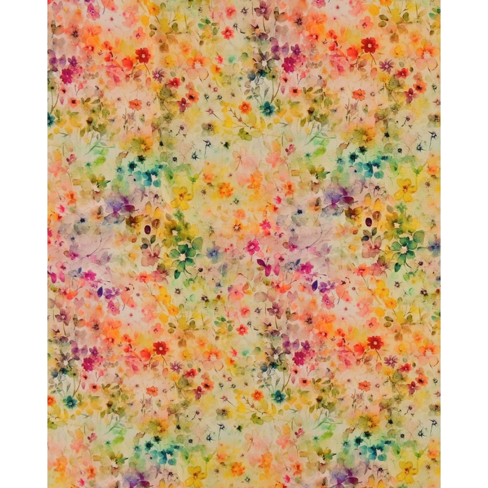 Poplin Digital Flowers 5834