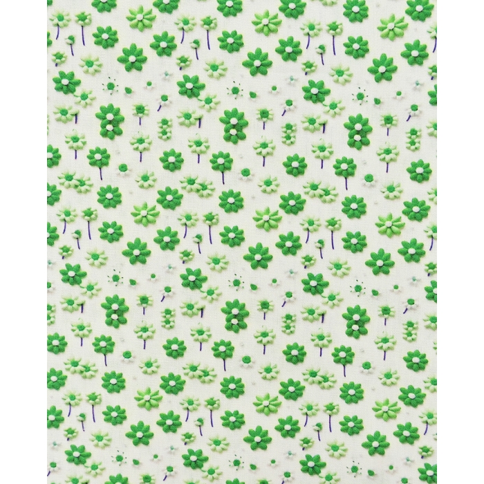 Poplin 3D Flower 5835