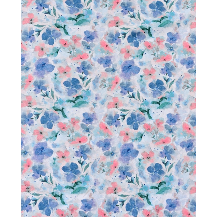 Jersey Digital Watercolor Violets 5935
