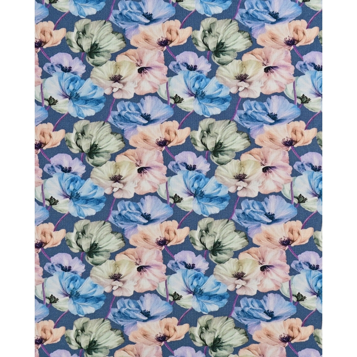 Bamboo Jersey Digital Faded Flowers 5952