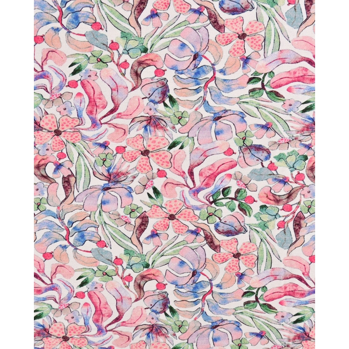 Bamboo Jersey Digital Fantasy Flower 5951