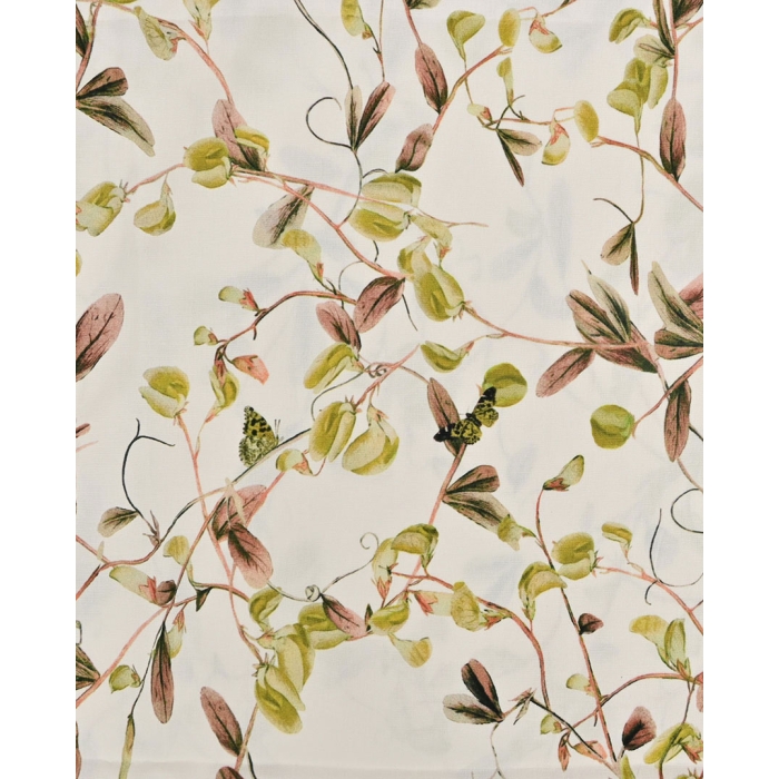 Poplin Stretch Leaves 5976