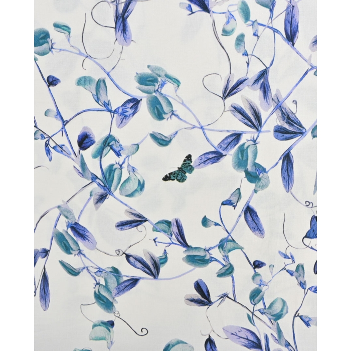Poplin Stretch Leaves 5976