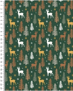 Poplin toff christmas deer 5386