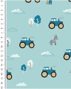 Poplin little ones farmer 5279