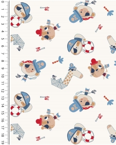 Poplin little ones pirates 5281
