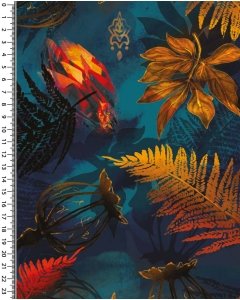 Alpen fleece digital stylez autumn leaves 5375