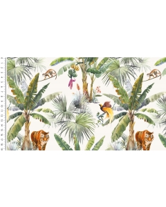 Viscose woven digital stylez tiger 5277