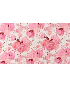 Waffle jersey digital toff sparkling flowers 5148