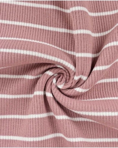 Rib jersey yarn dyed stripe small 5283