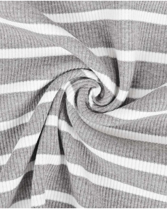 Rib jersey yarn dyed stripe big 5284