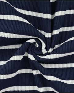 Rib jersey yarn dyed stripe big 5284
