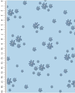 Double gauze toff dreamy flowers 5253