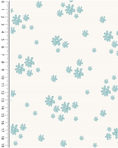 Double gauze toff dreamy flowers 5253